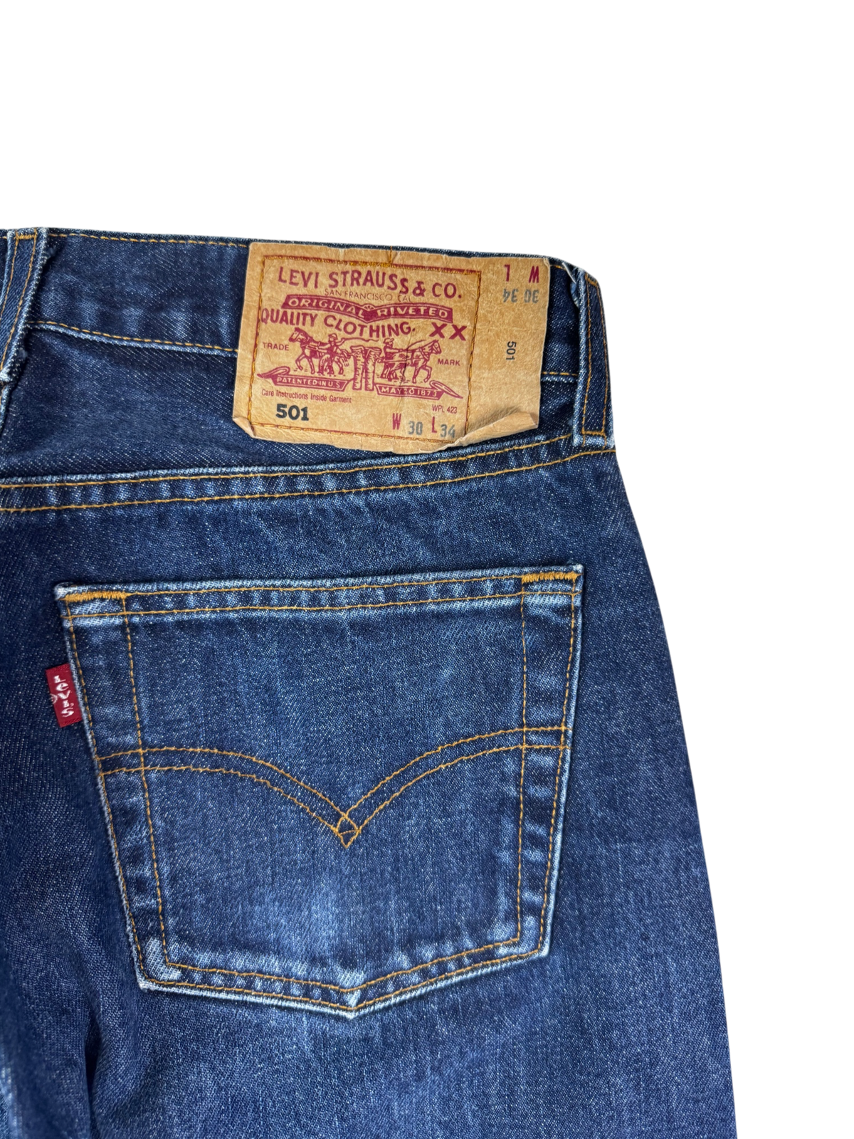 Levis 501 Regular Straight W30 L34