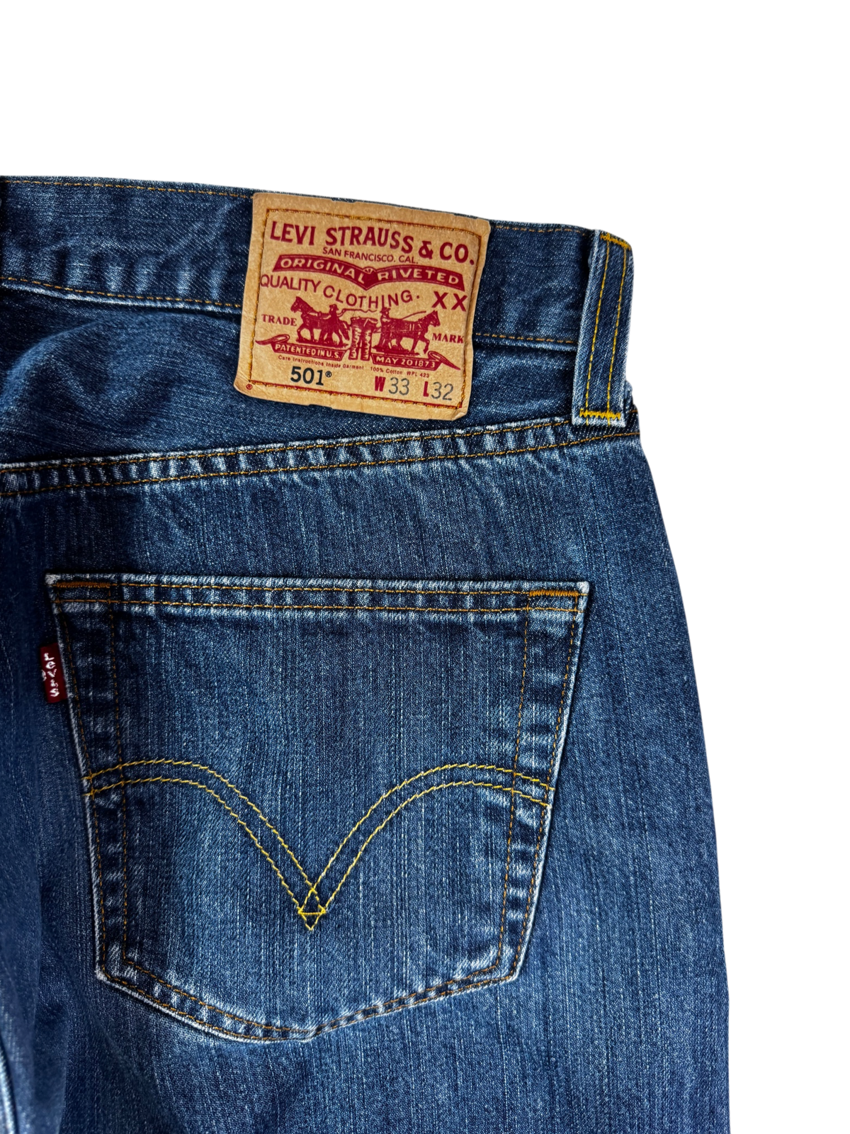 Levis 501 Regular Straight W33 L32