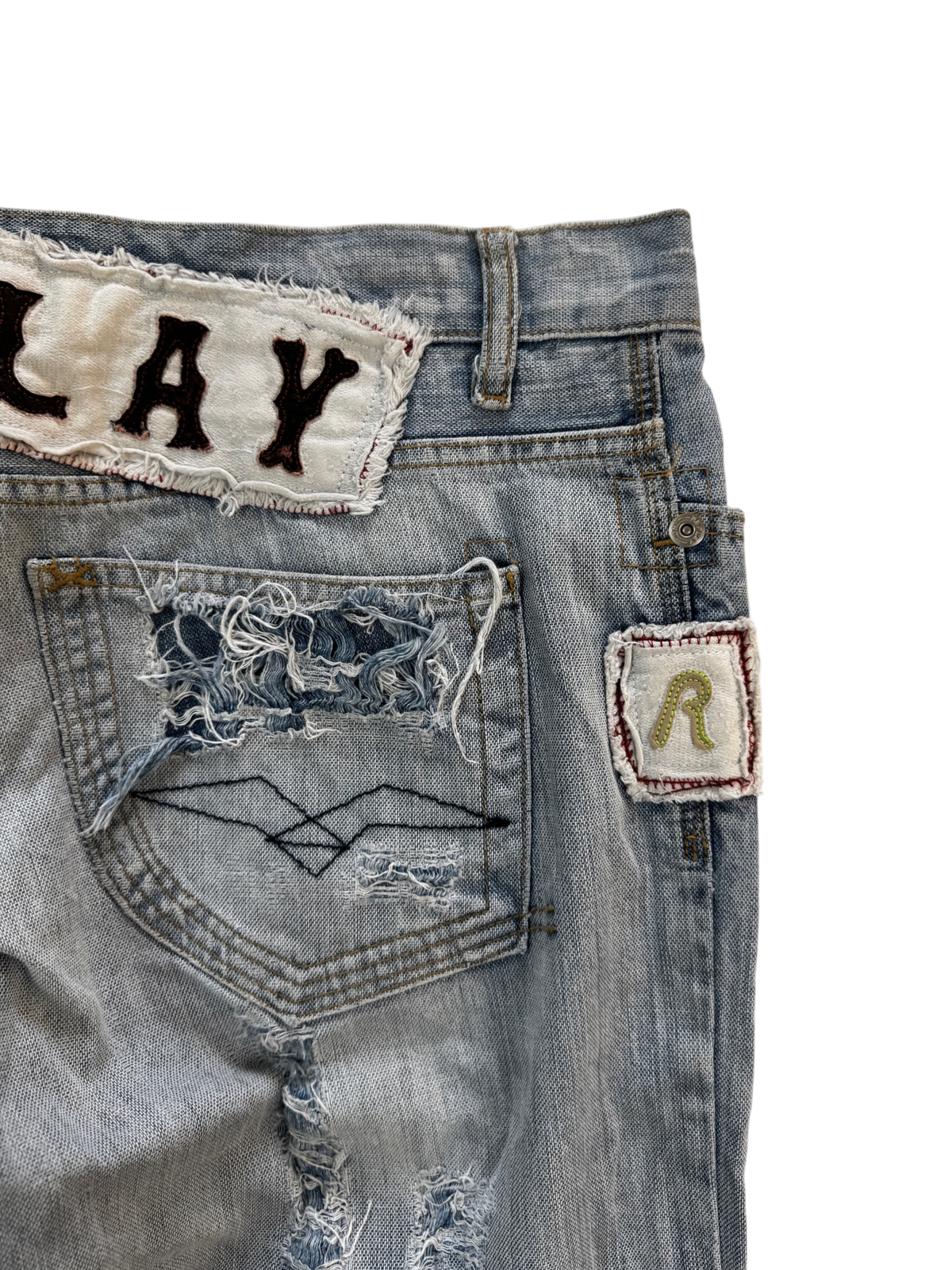 Replay Distressed Baggy W36 L34