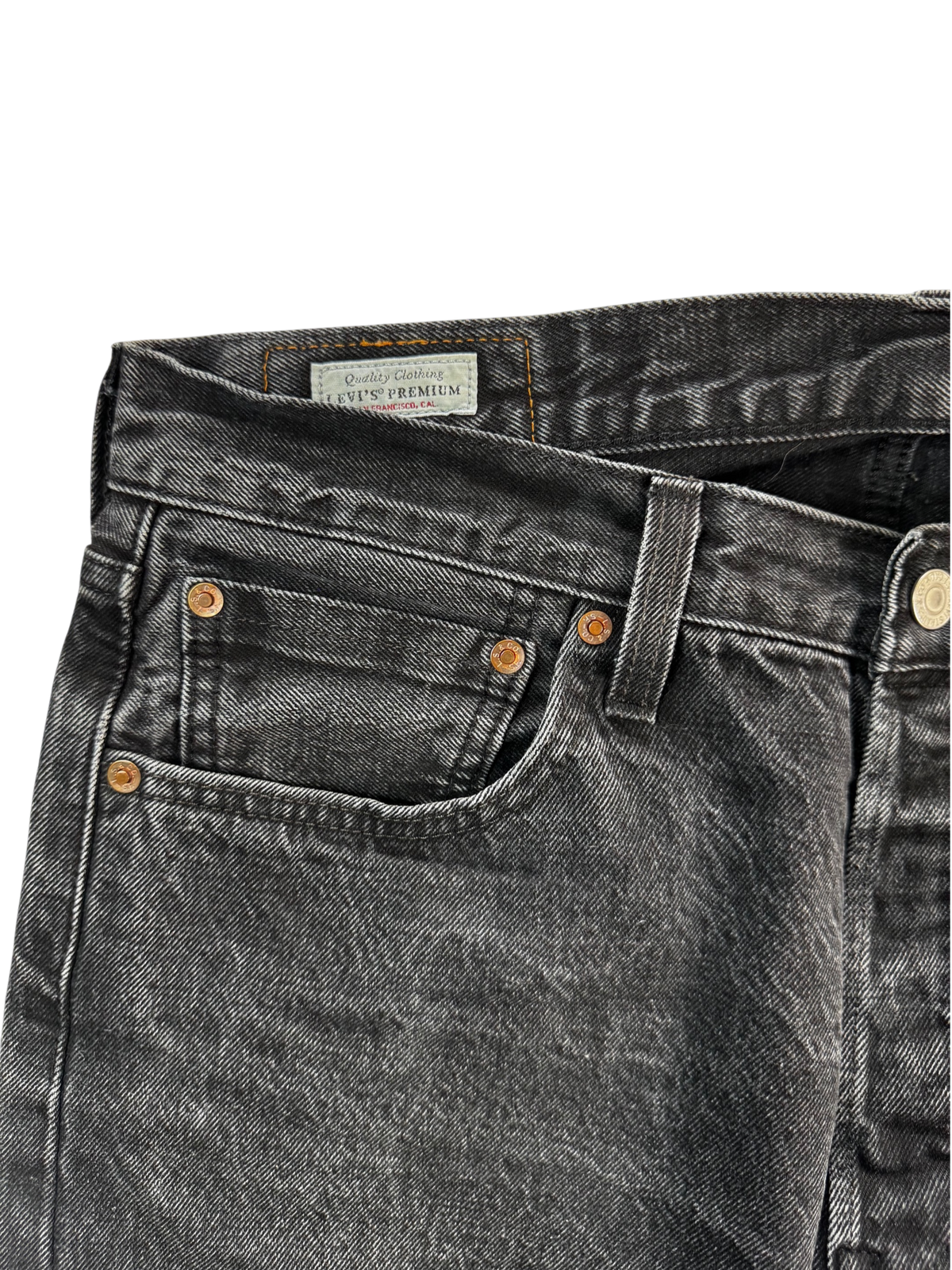 Levis 501 Selvedge Regular Straight W33 L34