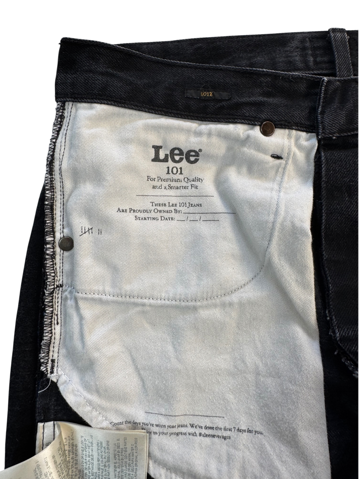 Lee 101z Selvedge Regular Straight W32 L32