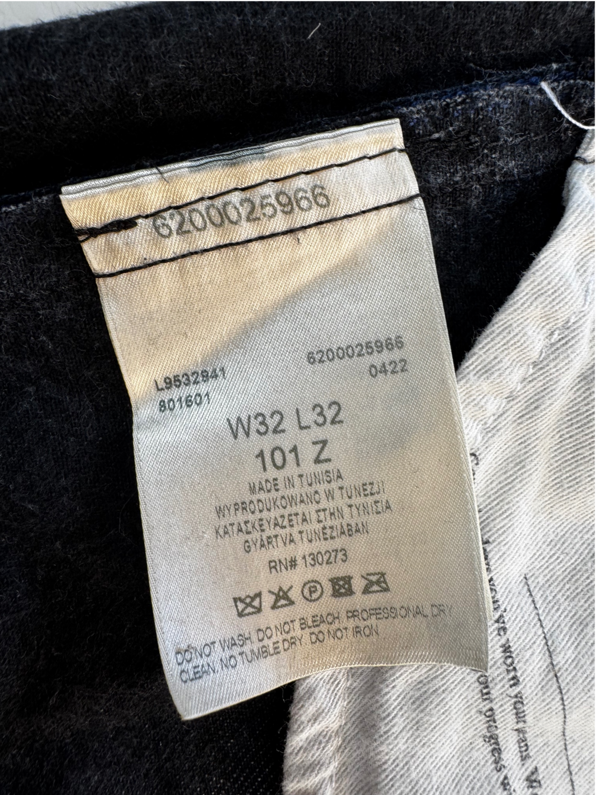 Lee 101z Selvedge Regular Straight W32 L32