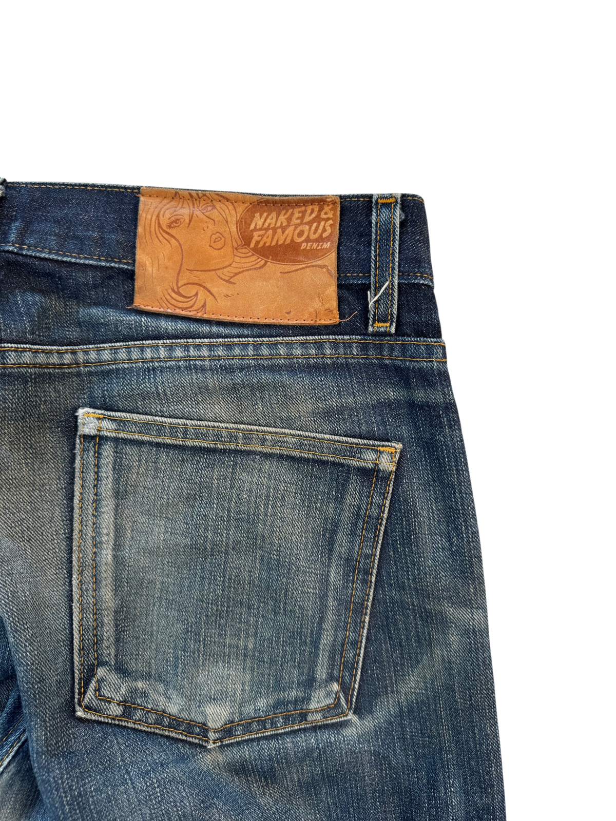 Naked and Famous SkinnyGuy Selvedge Slim Straight W33 L32