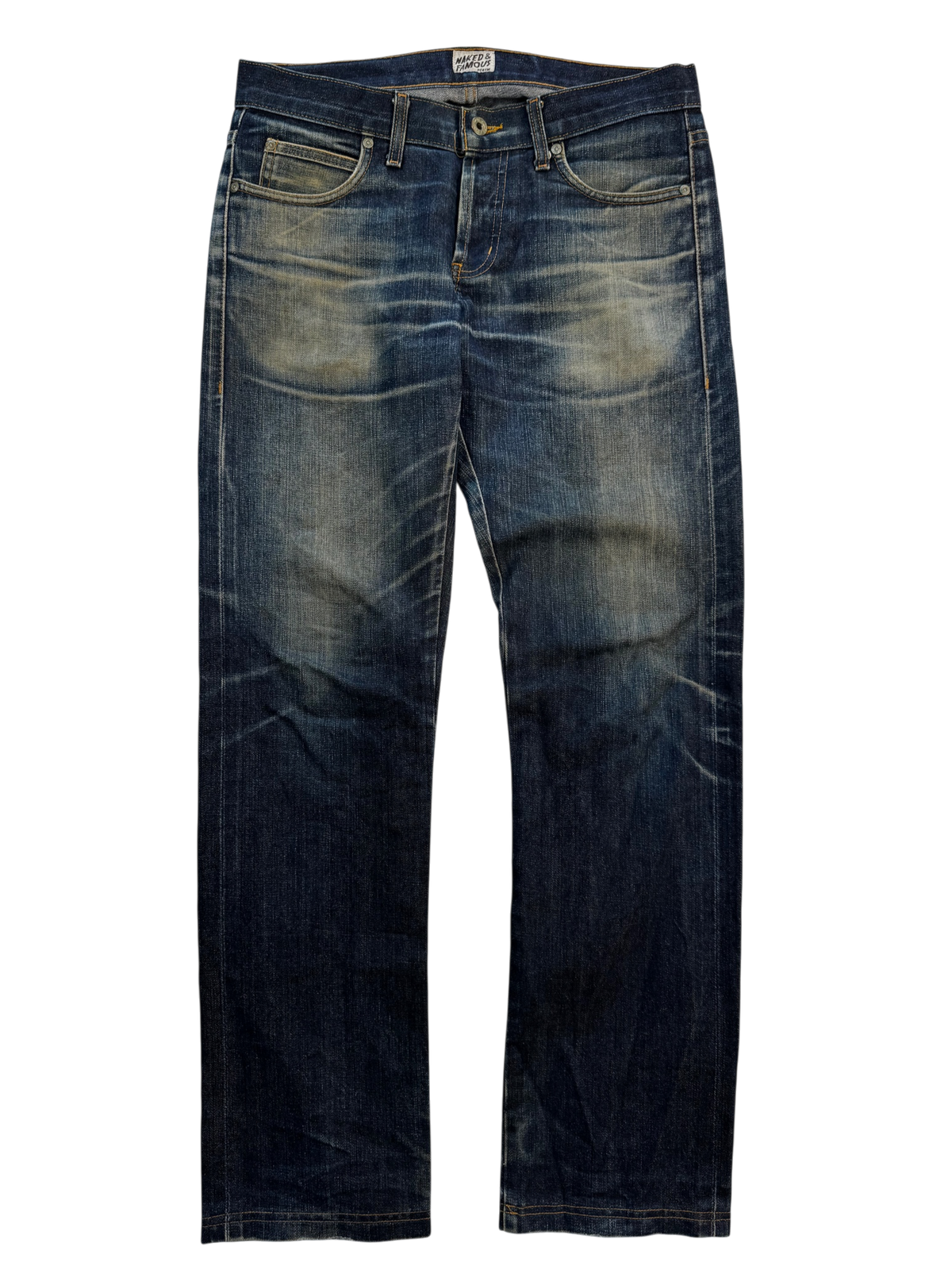 Naked and Famous SkinnyGuy Selvedge Slim Straight W33 L32