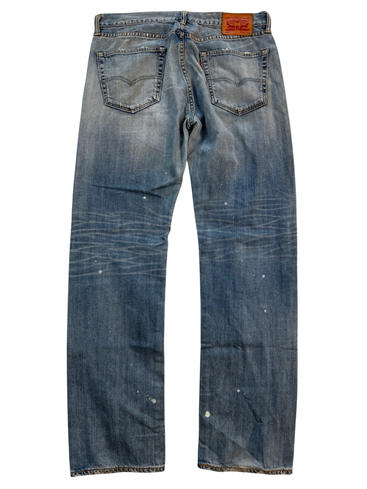 Levis 505 Selvedge Regular Straight W34 L33