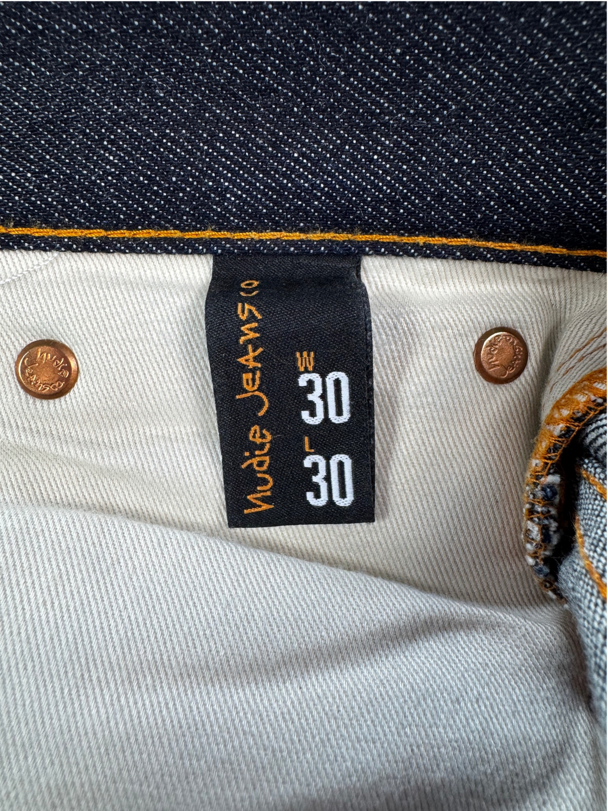 Nudie Jeans Lean Dean Selvedge Slim Tapered W30 L30