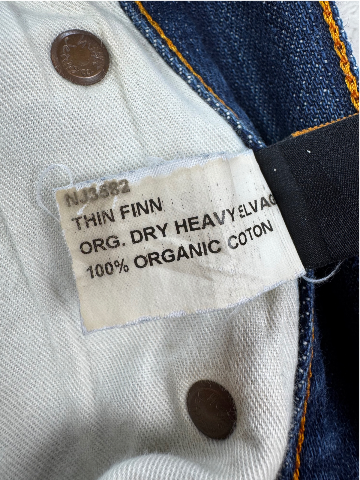 Nudie Jeans Thin Finn Selvedge Slim Tapered W29 L32