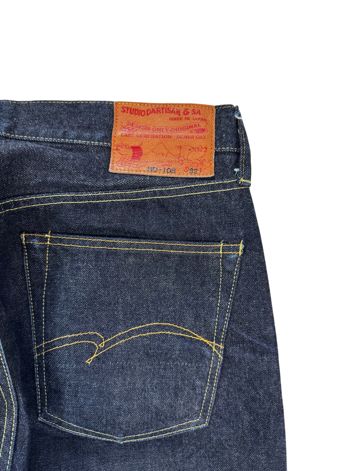 Studio D'artisan SD-108 Selvedge Relaxed Tapered W32 L32