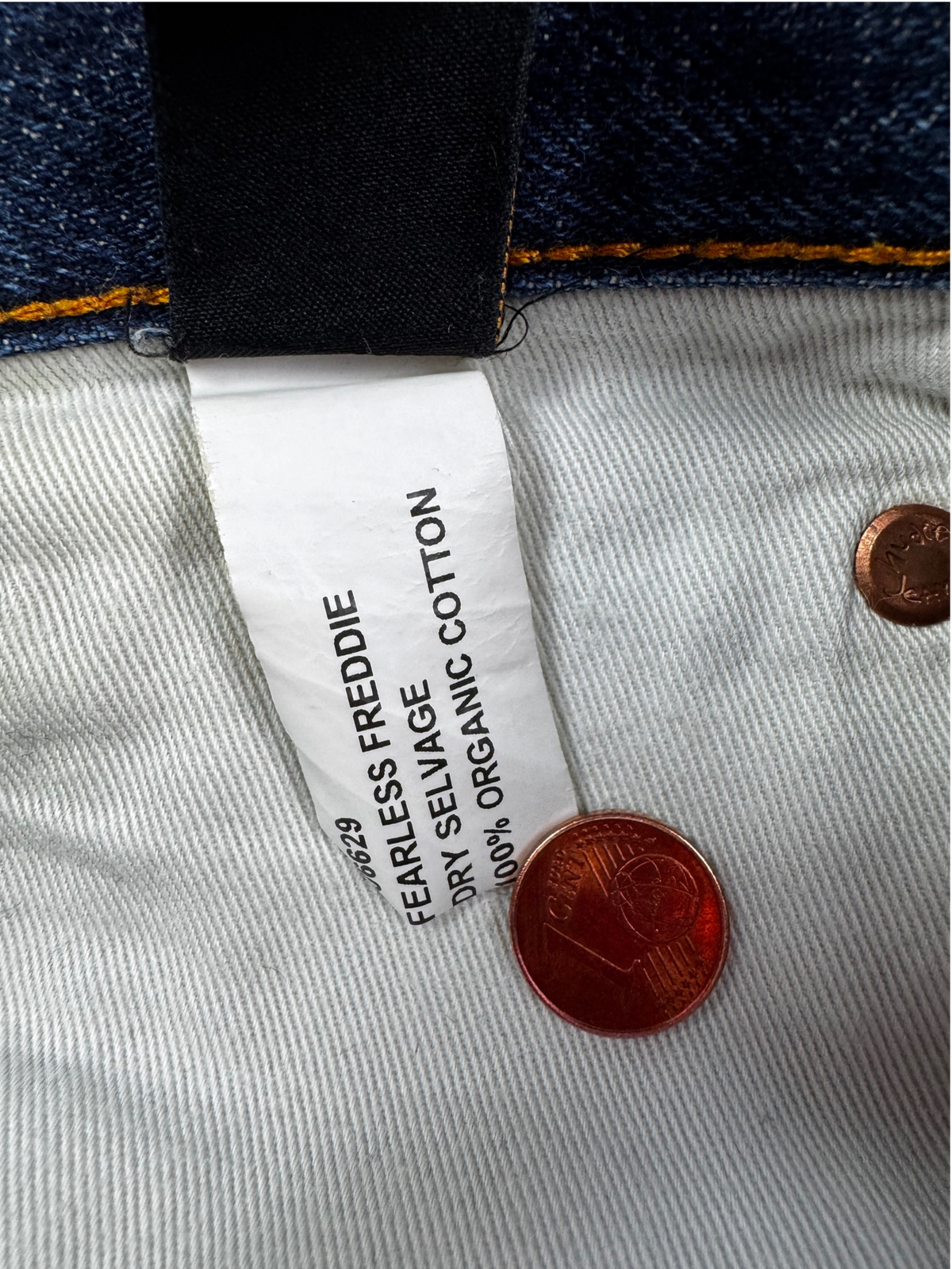 Nudie Jeans Fearless Freddie Selvedge Loose Tapered W34 L34