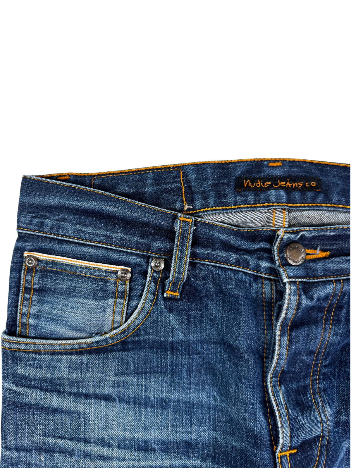 Nudie Jeans Grim Tim Selvedge Slim Straight W29 L32